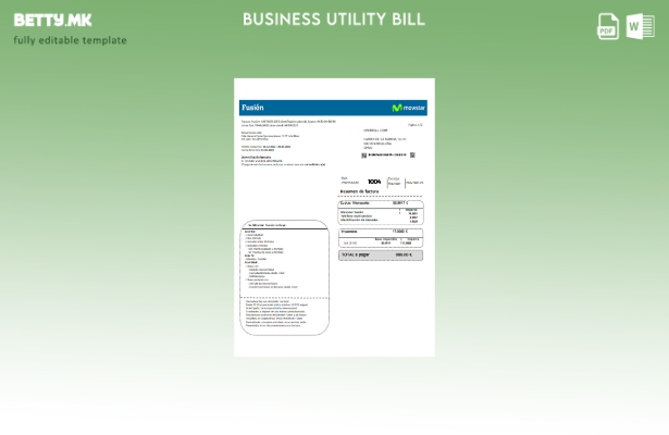 Модерен стил Movistar Fusion телекомуникациски оператор за комунални деловни сме